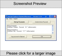 Lalim Internet Explorer Password Remover Screenshot